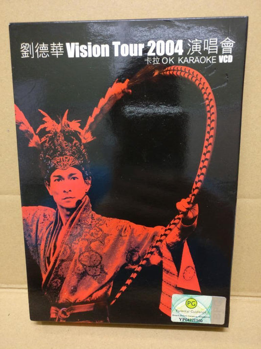 Hong Kong Andy Lau 刘德华 劉德華 Vision Tour 2004 Singapore Karaoke 3x VCD FCB1379