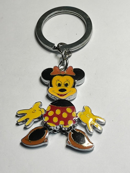 AMM68 STUNNING VINTAGE KEYCHAIN KEYRING MOUSE CHARACTER LOVELY FRANCE (JF071)