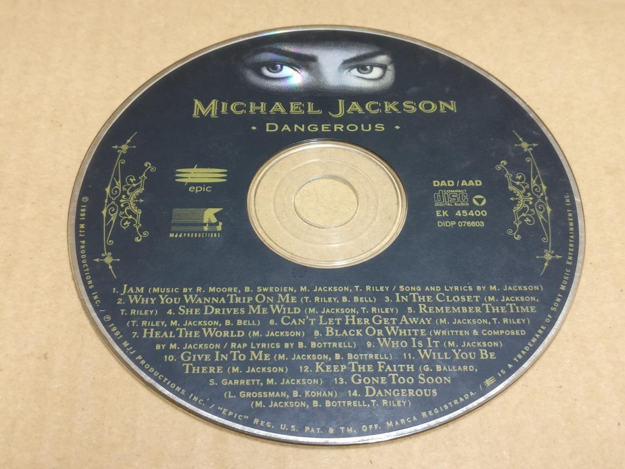 Rare MJ Michael Jackson Dangerous 1991 USA CD FCS9793