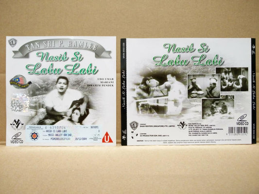 Rare Shaw Brother Malay Movie Nasib Si Labu Labi Tan Sri P.Ramlee 2x VCD FCS8753
