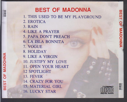 Mega Rare Madonna On Cover Singapore CD FCS6167