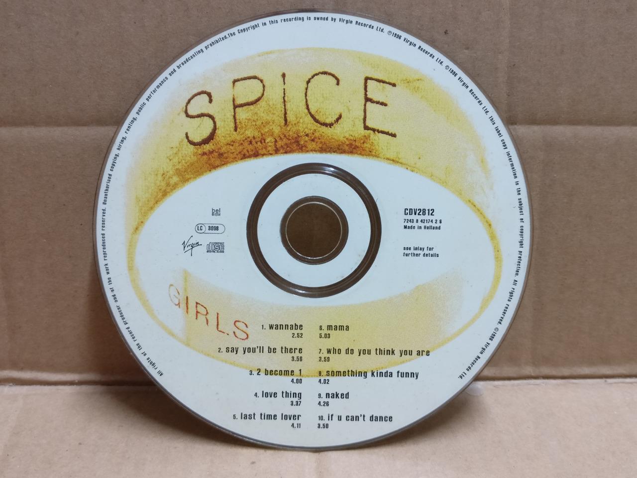 AMM Spice Girls Spice 1996 Holland English CD FCS10079 (No Case)