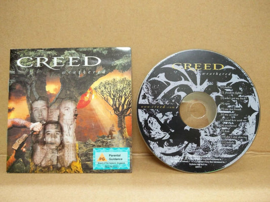 Creed Weathered 2001 Mega Rare Sony Music Asia CD + VCD FCS8744