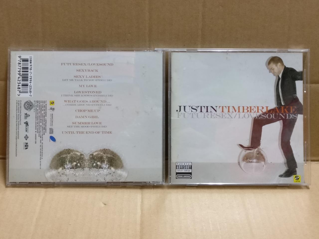 Justin Timberlake FutureSex/LoveSounds 2006 Rare China Only English CD FCB2257