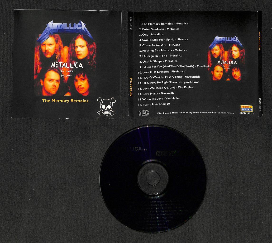 Metallica Rock Band On Cover Only Compilation Mega Rare Singapore CD FCS7969