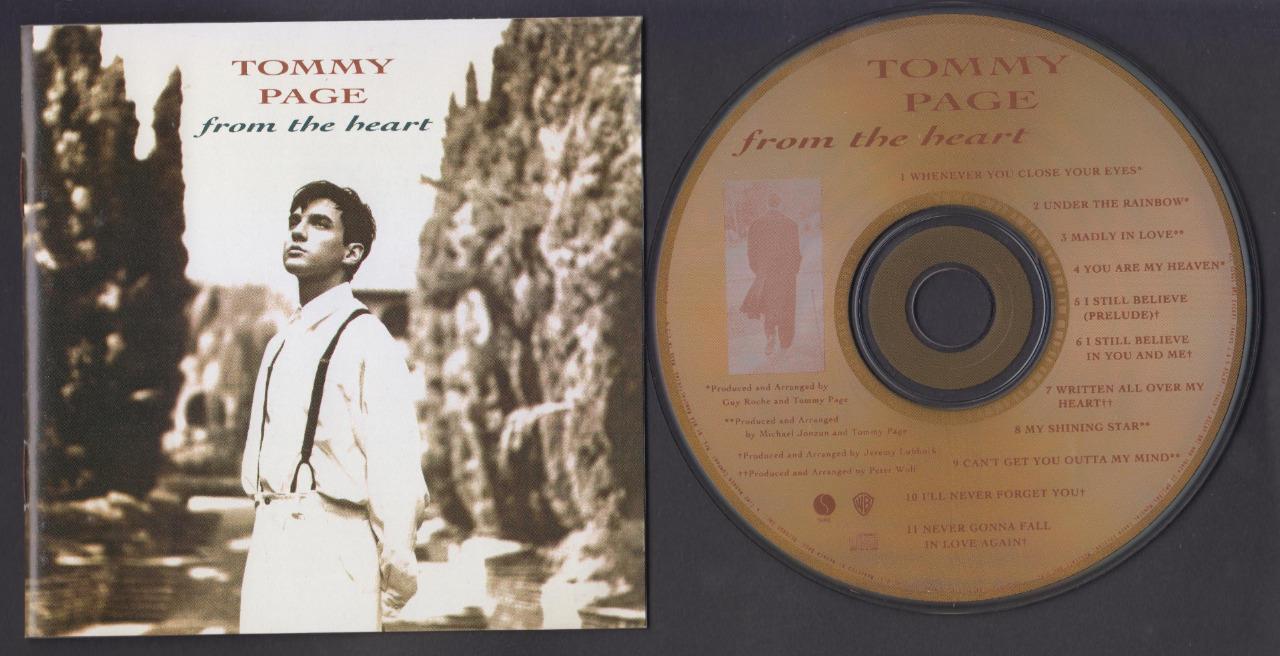 Tommy Page From The Heart 1991 USA CD FCS6210