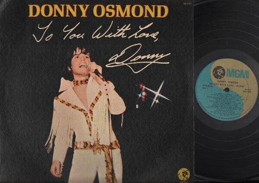 Donny Osmond To You With Love 1971 MGM Records USA LP 12" ELP1656