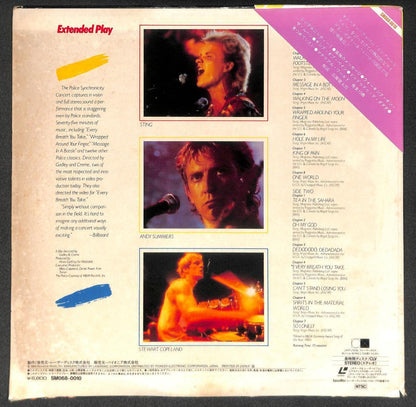 Mega Rare The Police Band Synchronicity Concert 1984 Japan LD Laserdisc LD1588
