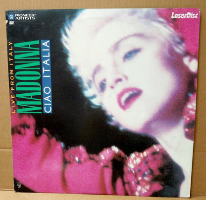 Madonna Ciao Italia Live With Singapore Censor Sticker Laserdisc LD LD1122