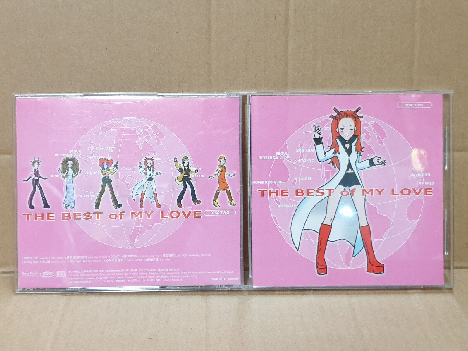 Taiwan Coco Lee 李玟 The Best of My Love 2000 Chinese 2x CD (FCB2543) E