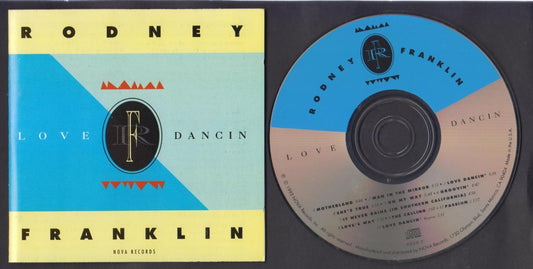 Rodney Franklin Love Dancin CD 1992 Mega Rare Disc Manufactured By JVC FCS6793