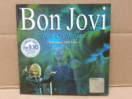 Bon Jovi Bed Of Roses Greatest Hits Mega Rare Malaysia Only CD FCS9043