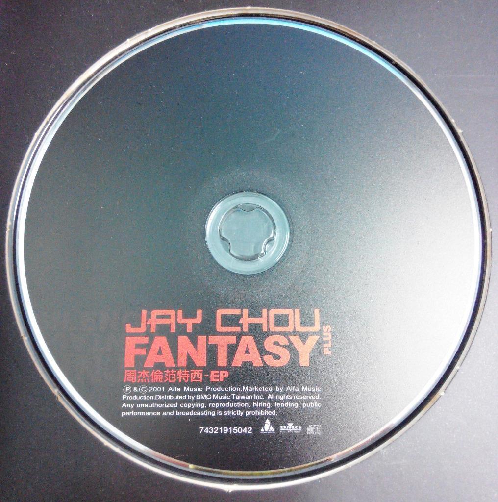 Taiwan Jay Chou Fantasy Plus EP CD+13 MV VCD 2001 Singapore/Malaysia Only FCB970
