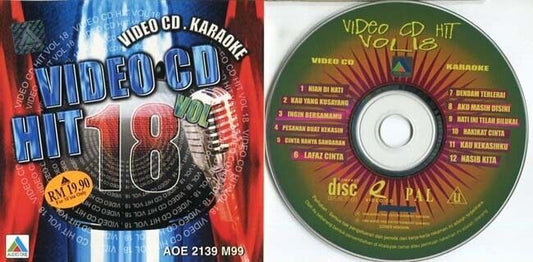 Malaysia Malay VCD Hit Vol.18 Karaoke Natures XPDC Anessa Moin 1999 VCD FCS1500
