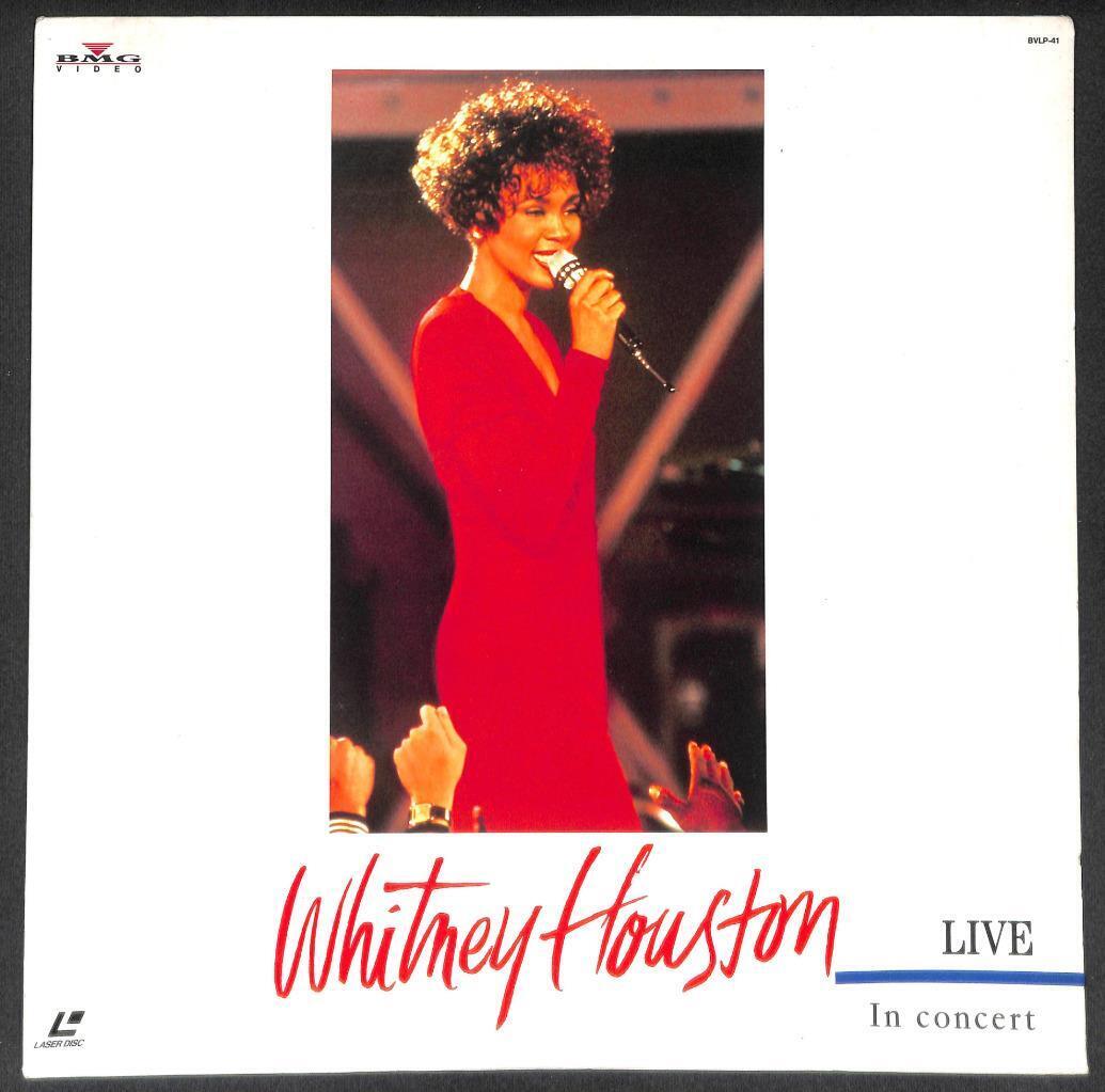 Whitney Housten Live In Concert 1991 Mega Rare Japan LD Laserdisc LD1426