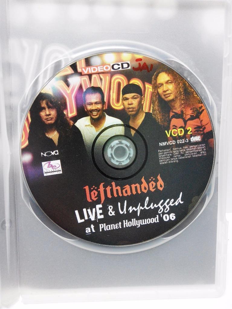 Malay Rock Band Lefthanded 2006 Malaysia 2x VCD Video CD FCB1069