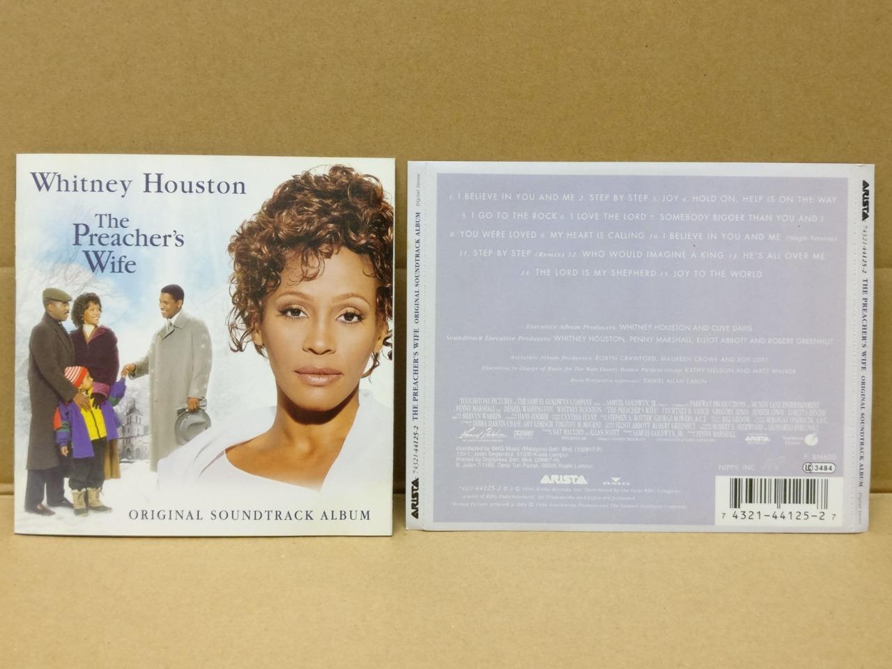 Whitney Houston The Preacher's Wife OST 1996 Mega Rare Malaysia CD FCS8686