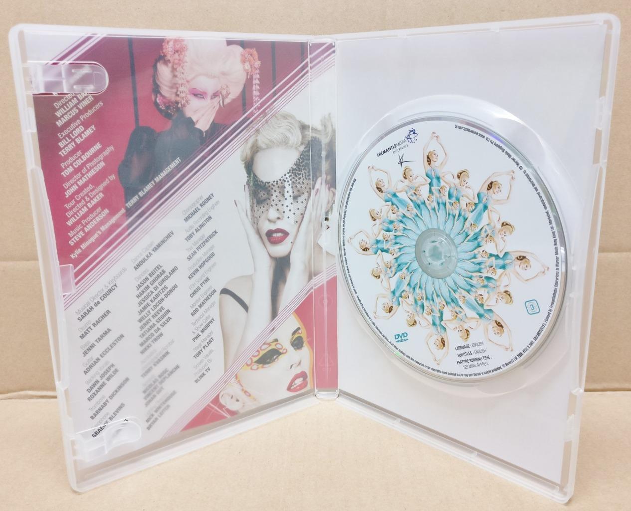 Kylie Minogue 2008 Live At the O2 Arena Mega Rare Singapore DVD FCBL102