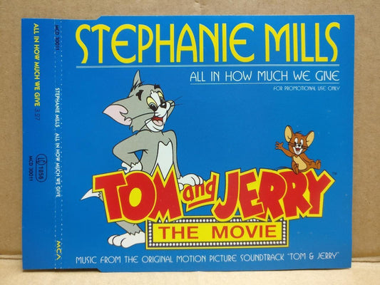 Cartoon Tom & Jerry Movie OST Stephanie Mills 1992 Rare England Promo CD FCS9565