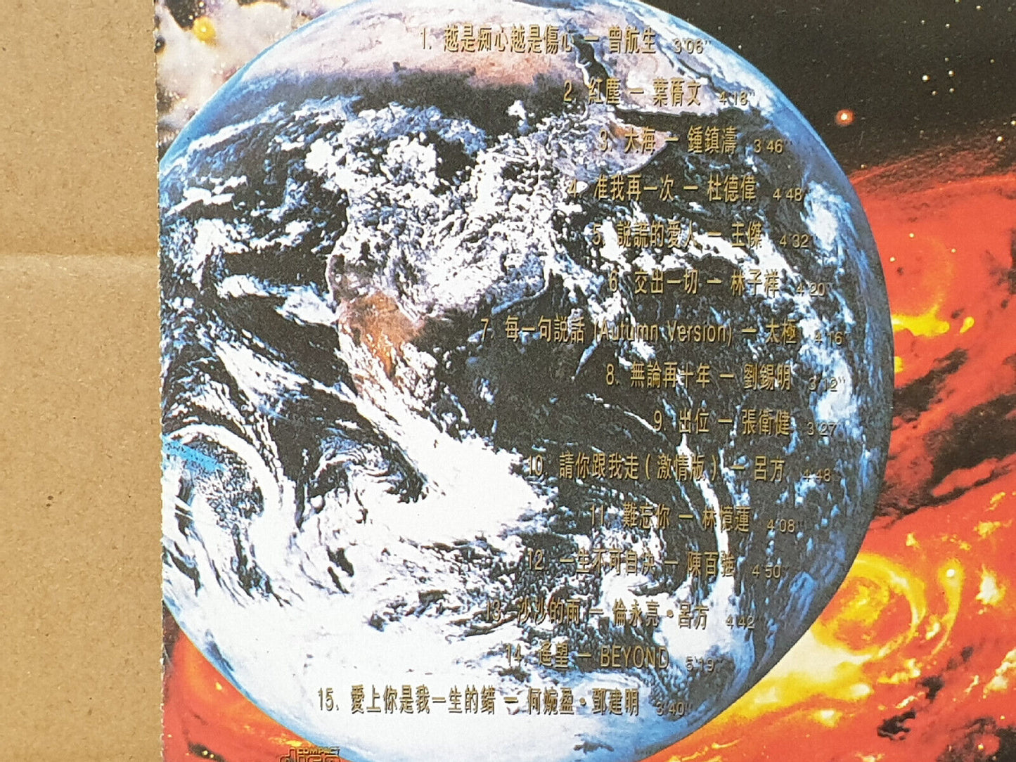杜德伟 王杰 张卫健 刘锡明 邓建明 伦永亮 林忆莲 Various Artists 1993 Chinese Hong Kong CD (FCS10457)
