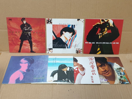 Hong Kong Aaron Kwok 郭富城 Chinese 7x CD Set Lot Of 7 (FCS10336) G