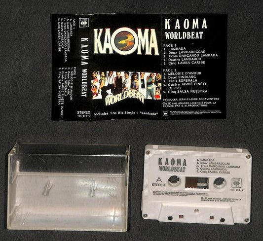 KOAMA Worldbeat Lambada Cinq Salsa Nuestra 1989 Rare France Cassette CS1986