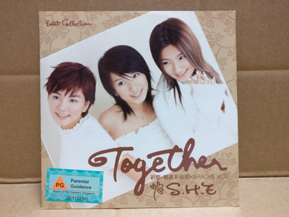 Taiwan S.H.E. Selina Hebe Ella 新歌＋精选 影音馆 2003 Karaoke Chinese Video VCD FCS9712