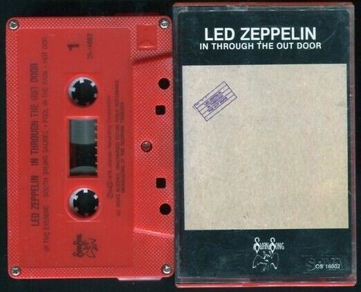 Led Zeppelin 1979 SwanSong Label Cassette Produced By Jimmy Page CS075
