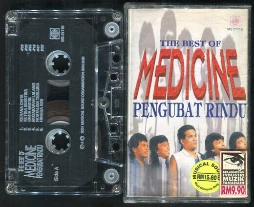 Rare Medicine Malay Rock Band Pengubat Rindu Malaysia Cassette CS283