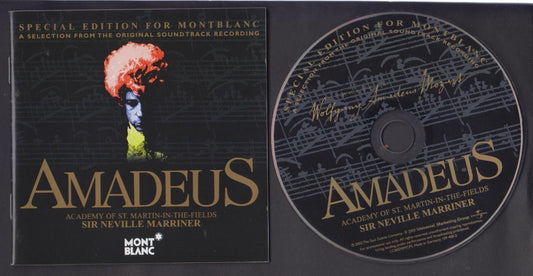 Amadeus Special Edition For Montblanc OST 2003 Germany CD FCS6853