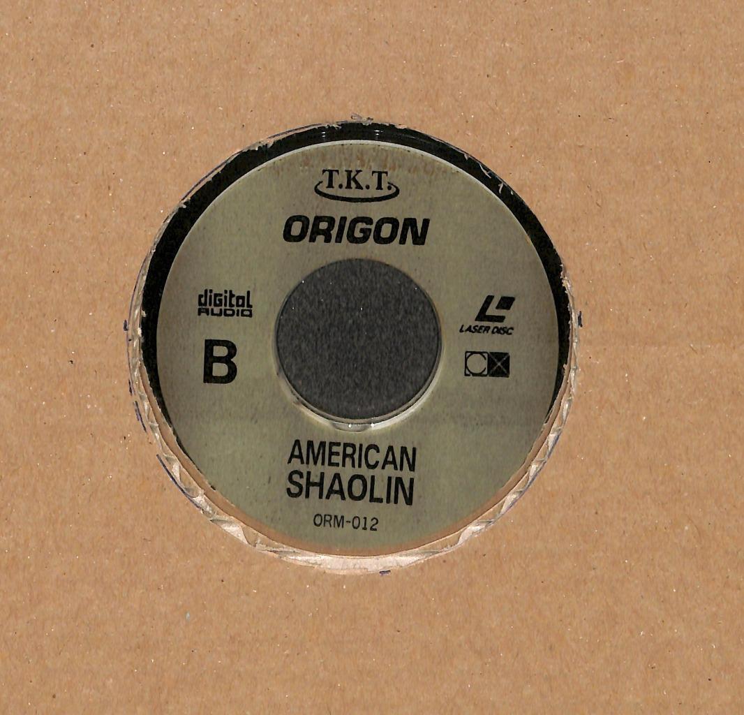 Kungfu Movie American Shaolin Reese Madigan Taiwan English LD Laserdisc LD1716
