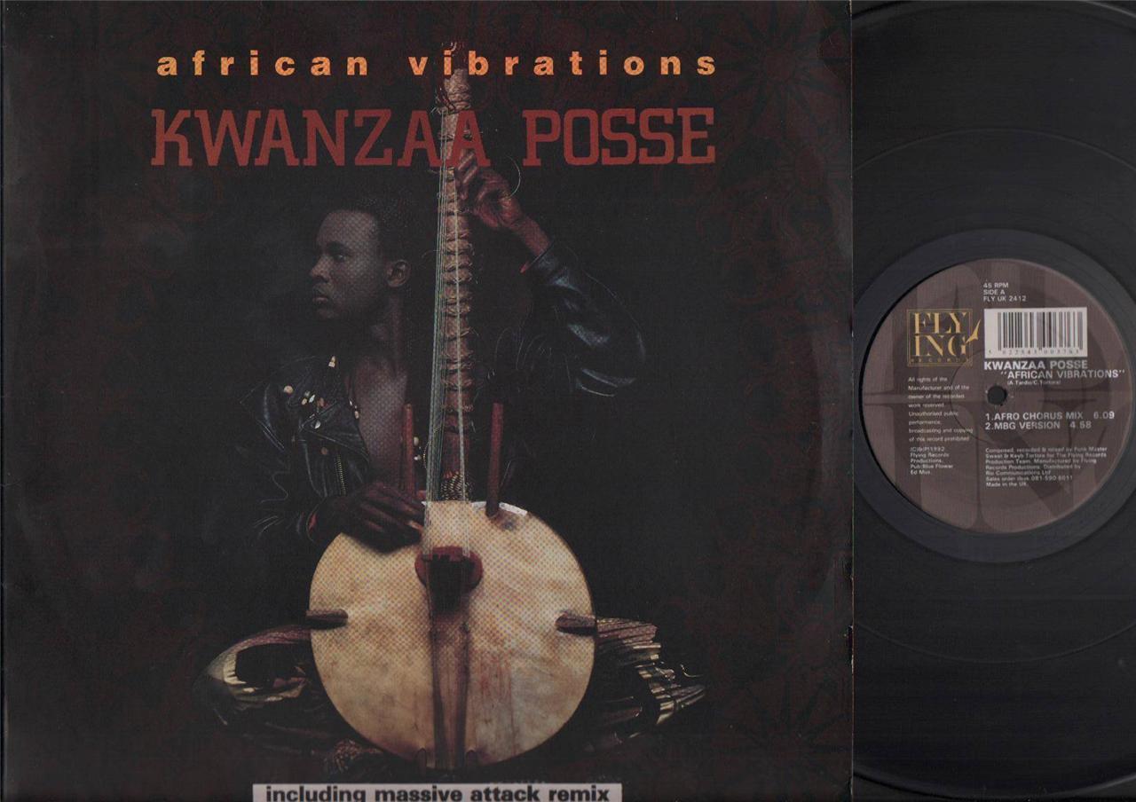 Rare Kawanzaa Posse African Vibrations w/ Massive Remix 1992 UK LP ELP2124