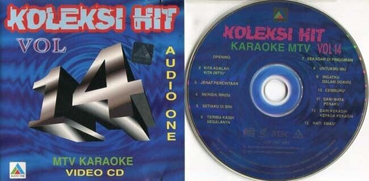 Malaysia Malay Koleksi Hit Karaoke Vol.14 Exist Stings Hattan 1997 VCD FCS1509