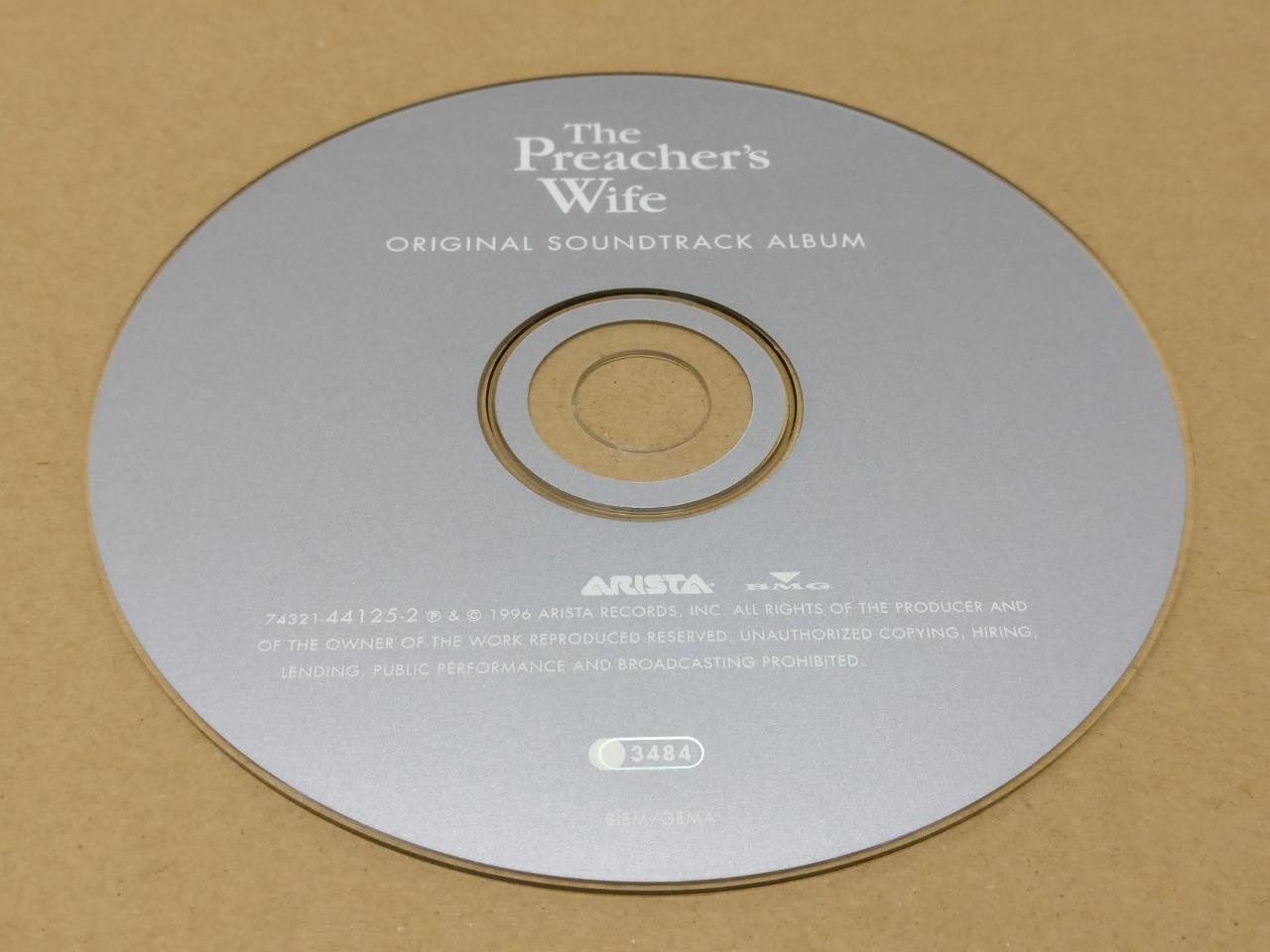 Whitney Houston The Preacher's Wife OST 1996 Mega Rare Malaysia CD FCS8686