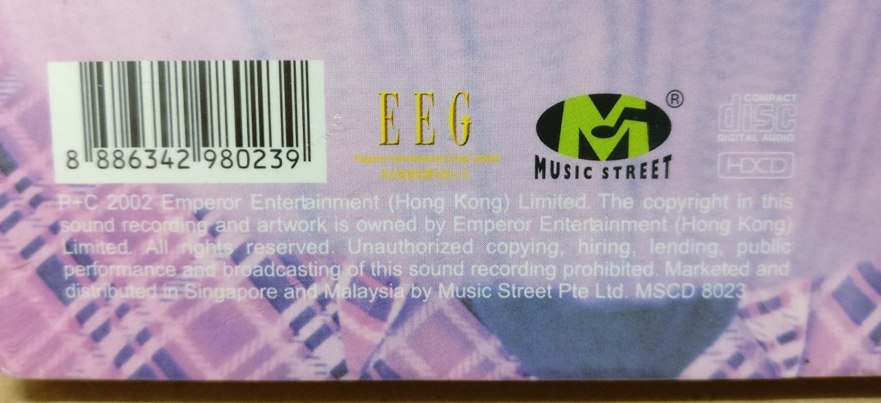 Sealed Hong Kong Nicholas Tse 谢霆锋 2002 Mega Rare Singapore CD FCB1466