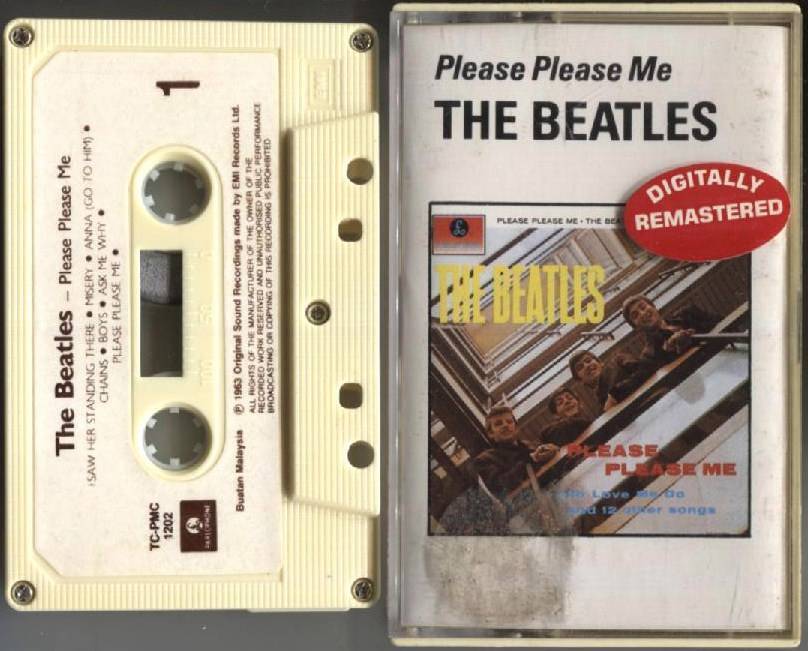 The Beatles John Lennon Please Please Me 1988 EMI Rare Malaysia Cassette CS903