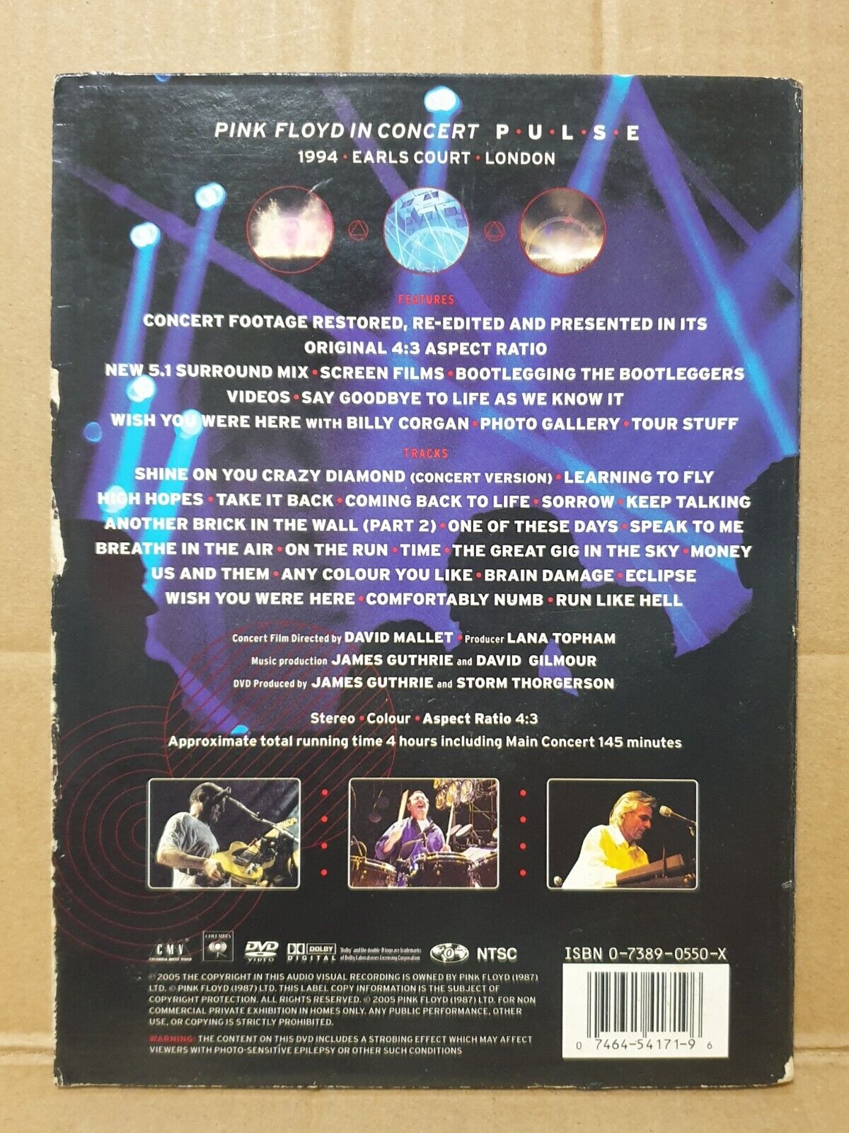 Pink Floyd Pulse 2005 English 2x DVD (FCB2455)