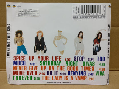 Mega Rare Spice Girls Spice World 1997 EMI Malaysia CD FCS8844