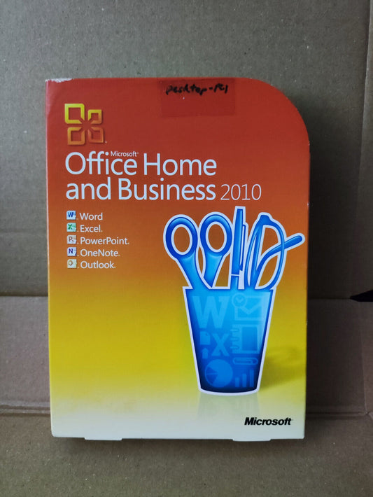 Used Microsoft Office Home and Business 2010 With License Key (SW012)