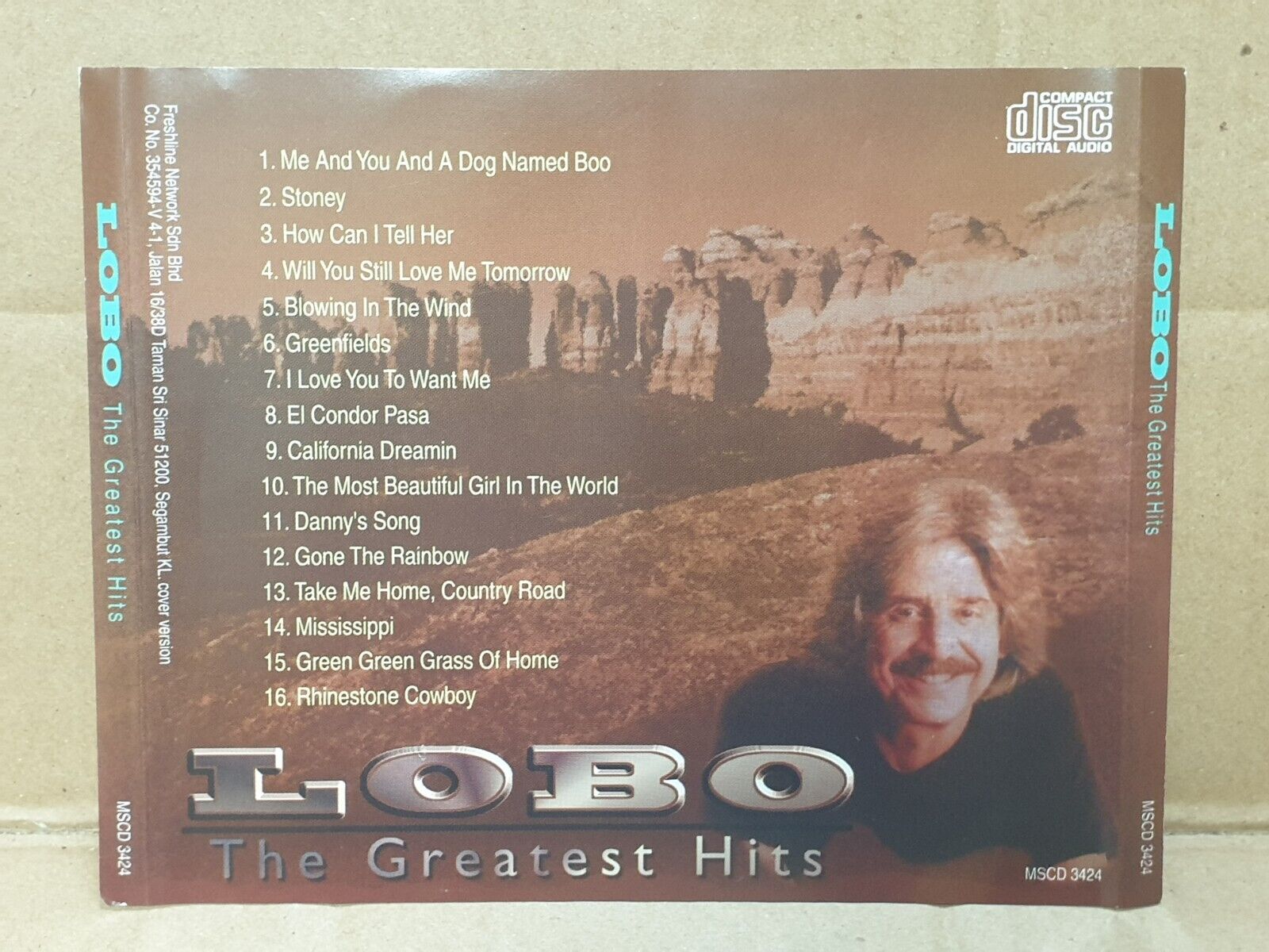 LOBO On Cover Only Malaysia English CD (FCS10210)