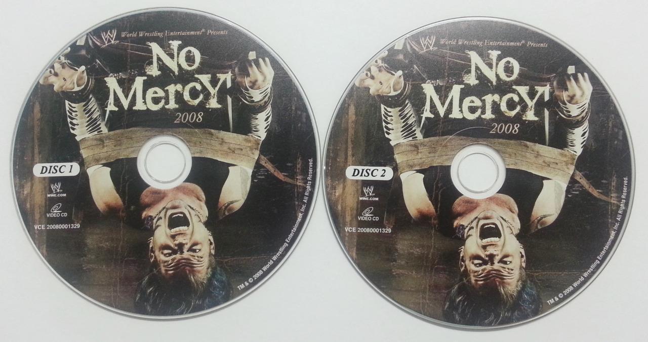 WWE Wrestling No Mercy 2008 Singapore Only 3+1 Bonus VCD Video CD FCS5872