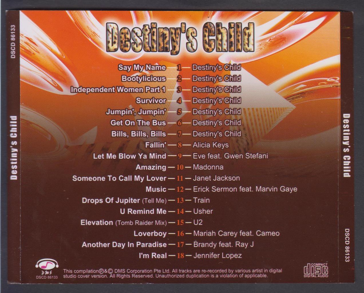 New & Unsealed Rare Destiny's Child On Cover Compilation Singapore CD FCS6194