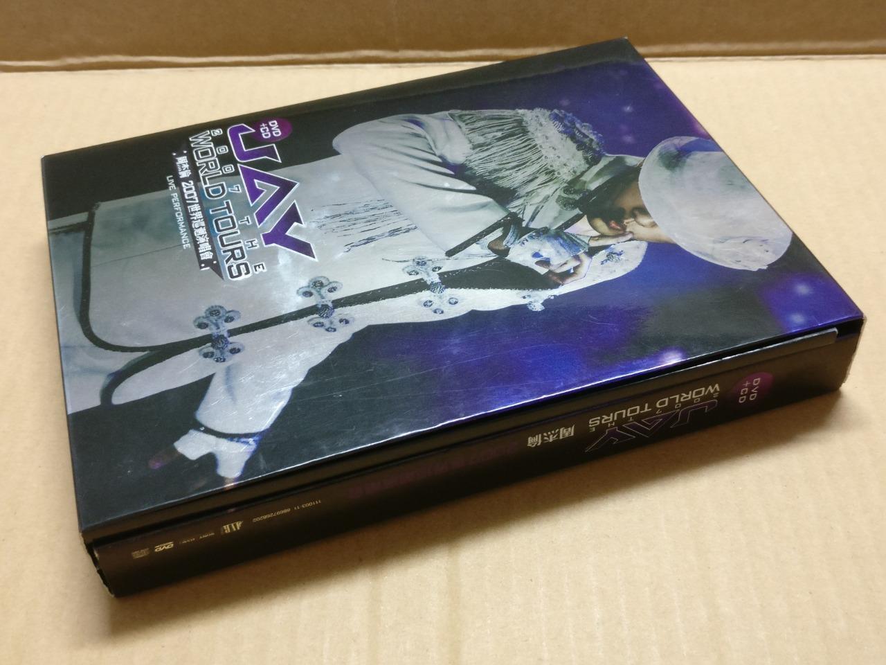 Taiwan Jay Chou 周杰伦 2007 世界巡回演唱会 2008 Rare Singapore Chinese 2x CD + DVD FCB2108