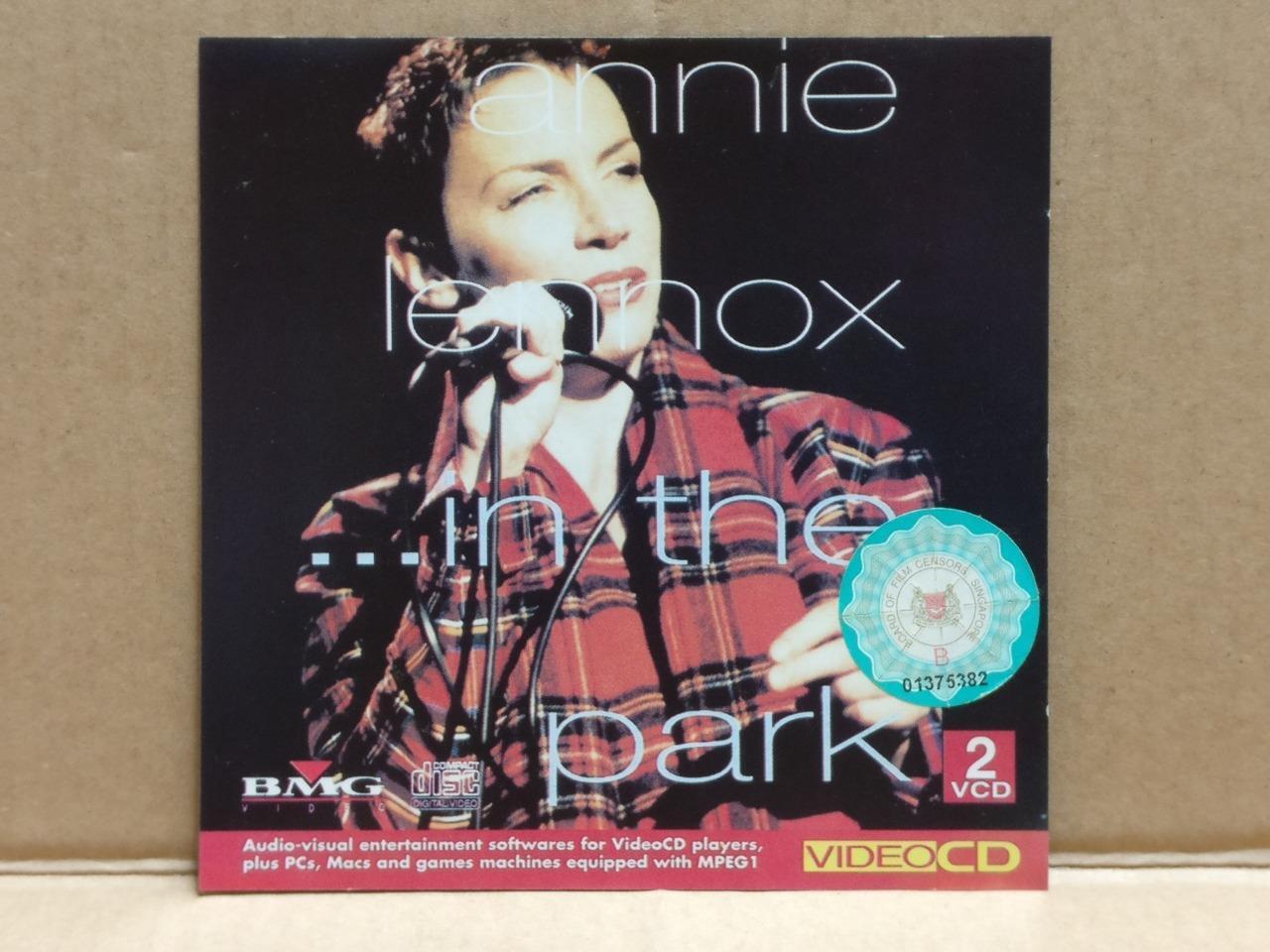Annie Lennox In The Park 1995 Singapore Censor Sticker Video CD 2x VCD FCS9600