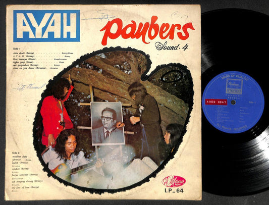 Rare Indonesia Malay Band Panbers Psych Garage Ayah P.T. Dimita 12" LP MLP490