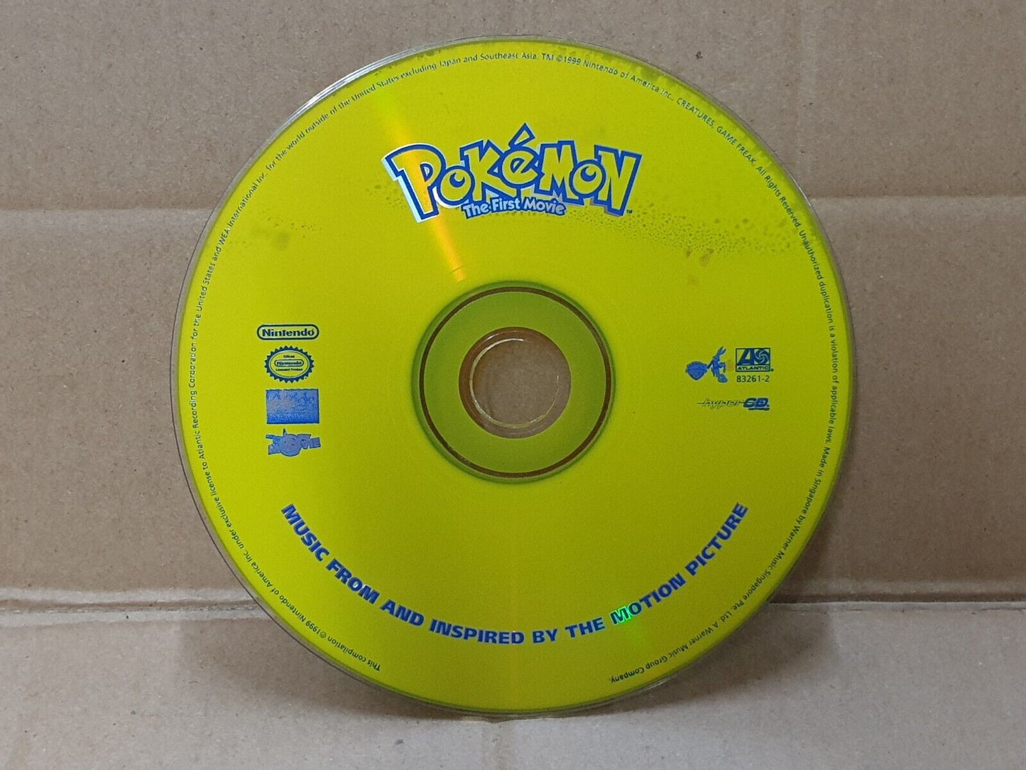 Nintendo Pokemon The First Movie OST 1999 Singapore English CD (FCS10235)