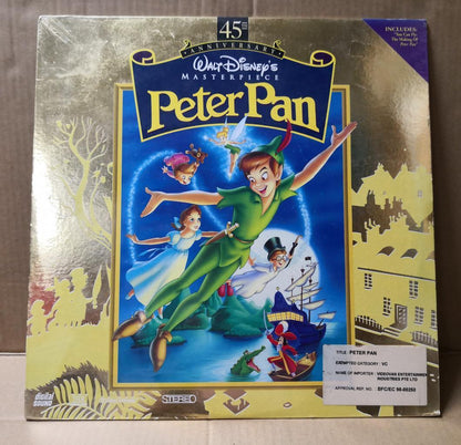 Sealed Movie Walt Disney Cartoon Peter Pan Singapore English Laserdisc LD1681