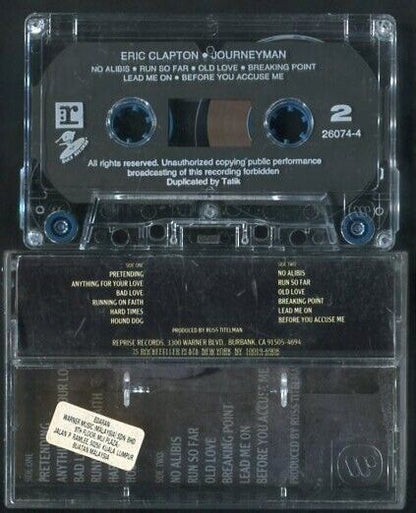 Eric Clapton Journeyman 1989 Mega Rare Reprise Malaysia Cassette CS429