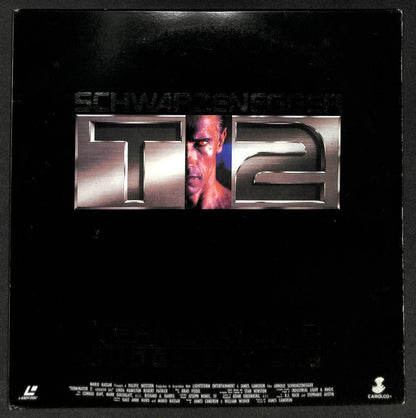 Movie T2 Terminator 2 Arnold Schwarzenegger Japan G/F 2x LD Laserdisc LD1373