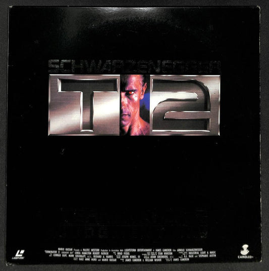 Movie T2 Terminator 2 Arnold Schwarzenegger Japan G/F 2x LD Laserdisc LD1373